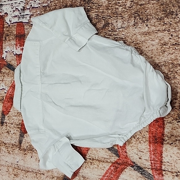 Janie and Jack button down linen shirt - Picture 6 of 8